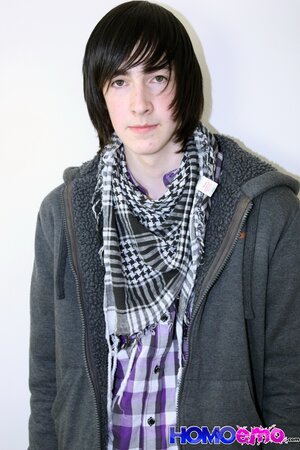 Emo boy Andy Roberts Wanks