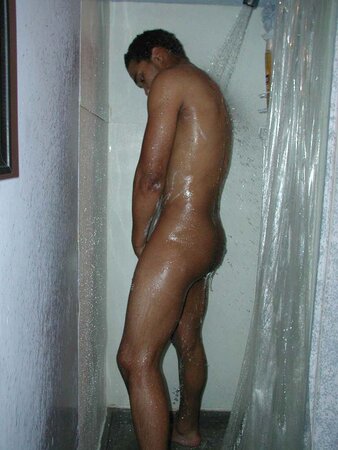 Black Gay Shower Tease