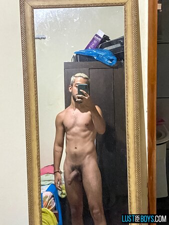 Stroking Thick Uncut Twink Cock