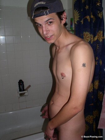 Cute Latino Twink Marke Takes A Piss