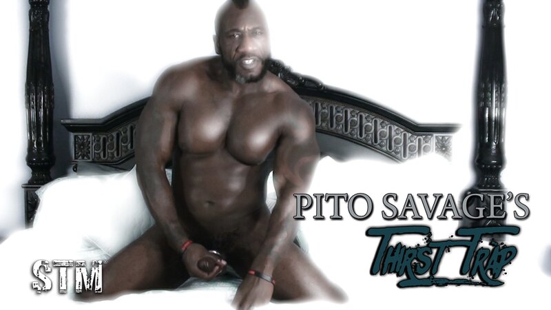 Pito Savage plays with his big dick