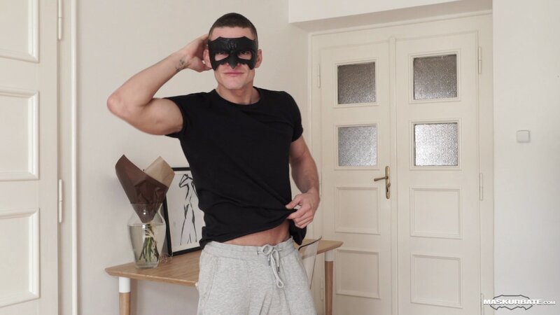 Exclusive unedited footage of Max Dior posing in mask