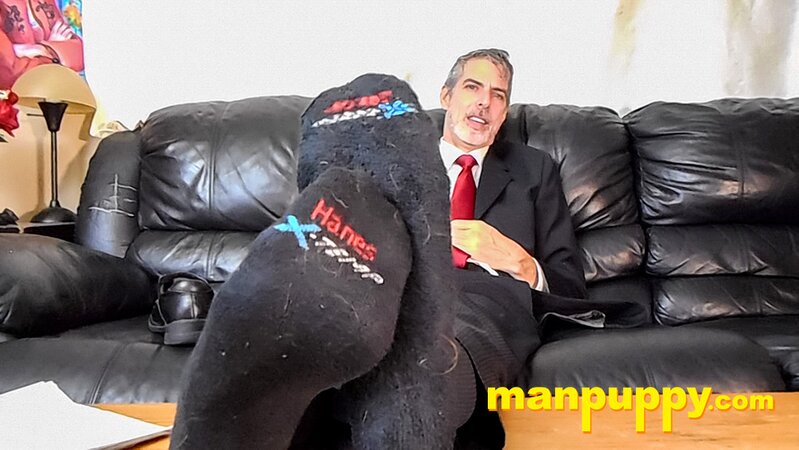 Richard Lennox gets you hard while raging in his suit and dark socks