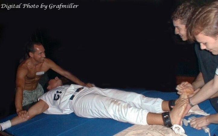 Real baseball player gets his pits and feet tickled while wearing his uniform