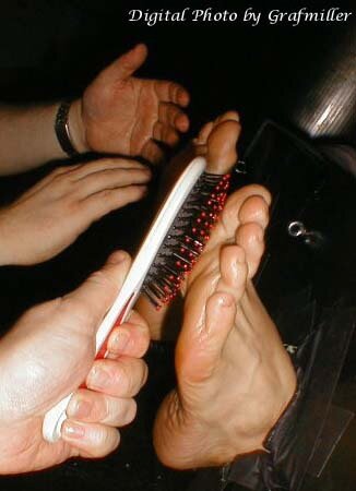 Bart and Mike get tied and tickled at the party with Mick