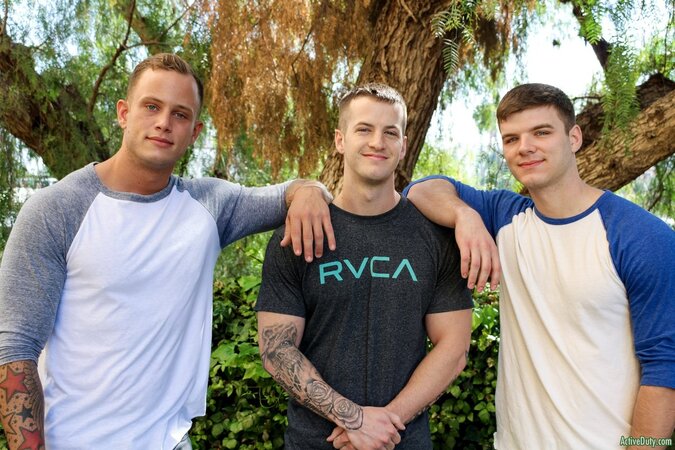 Quentin Gainz, Ivan James and Zack Matthews fuck each other