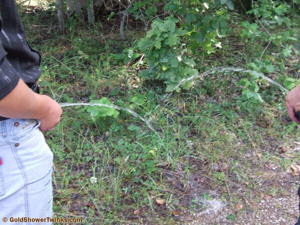 Raw bareback and piss action